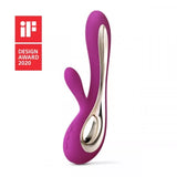 LELO SORAYA 2 Rechargeable Rabbit Vibrator Deep Rose