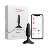 Lovense Hush 2 (Remote-Control Vibrating Butt Plug for Public & Long Distance Play)