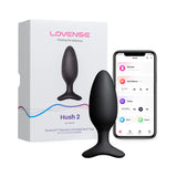 Lovense Hush 2 (Remote-Control Vibrating Butt Plug for Public & Long Distance Play)