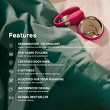 LELO TIANI 3 Rechargeable Dual Stimulation Couples Vibrator With Remote