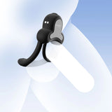 Anello App Control Vibrating Silicone Rechargeable Cock Ring with Clitoral Stimulator