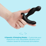 b-Vibe 360 Rotating and Vibrating Remote Control Plug - Black