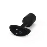 b-Vibe Vibrating Snug Plug 2 Rechargeable Weighted Silicone Anal Plug Black