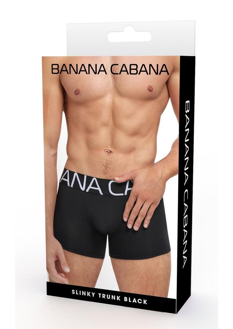 Banana Cabana Trunks - Black - Large/XLarge