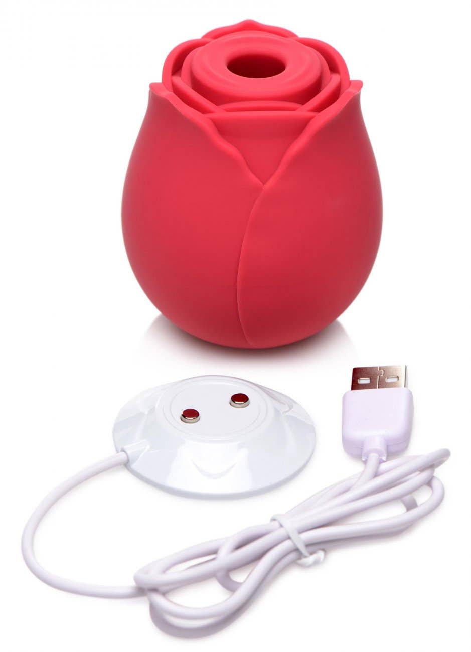 Shegasm Toys - Bloomgasm Wild Rose 10X Silicone Clit Stimulator