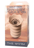 Fantasy Fuckers The Worm Ultraskyn Textured Stroker - Vanilla