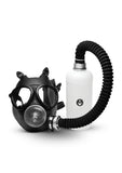 Master Series Overload Stroker Gas Mask Kit - Black/Clear