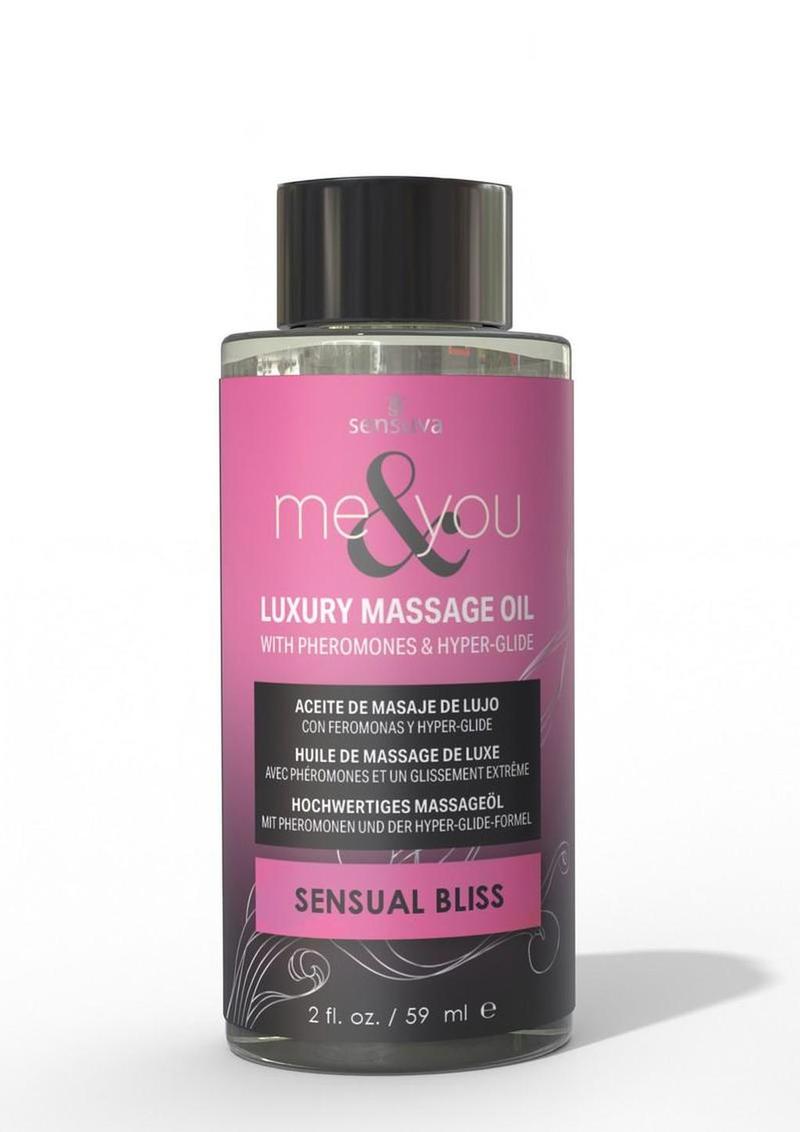 Me and You Pheromone Infused Luxury Massage Oil Sensual Bliss - 2oz