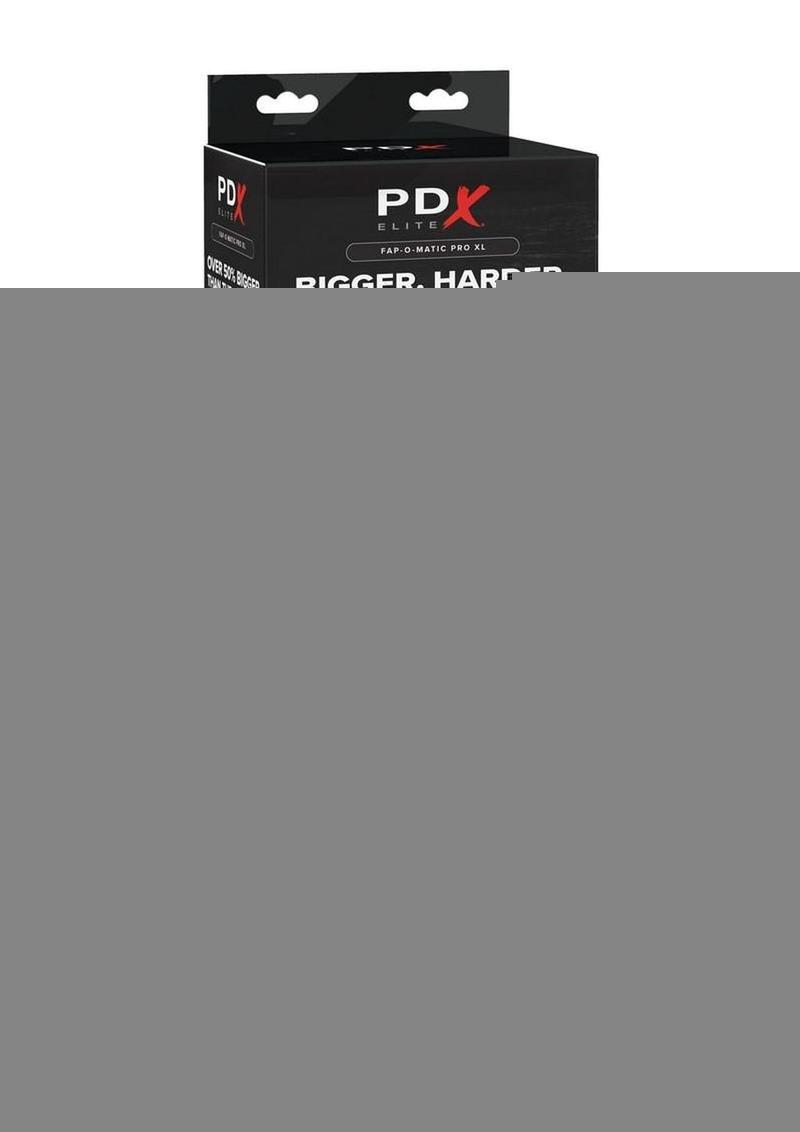 Pdx Elite Fap-O-Matic Pro XL Rechargeable Masturbator - Black/Red