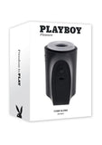 Playboy Come Along Dual End Rechargeable Masturbator - Black/Clear