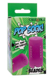 Pop Sock Beaded Stroker - Purple