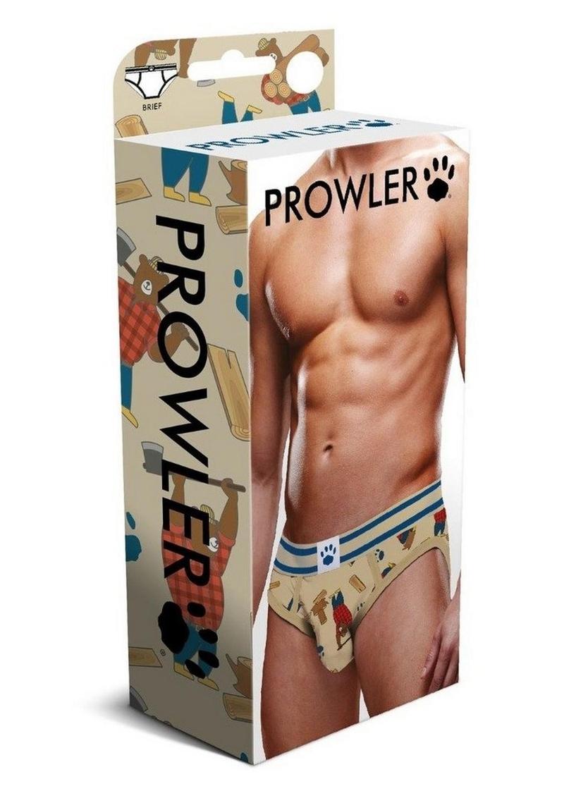 Prowler Lumberbear Brief - Blue/Brown - Large