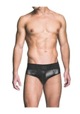 Prowler Red Wetlook Ass-Less Brief - Black - Large