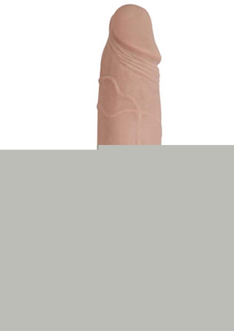 Realcocks Dual Layered #4 Bendable Thick Dildo - Flesh/Vanilla - 8in