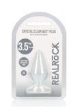 Realrock Crystal Clear Anal Plus - Clear - 3.5in