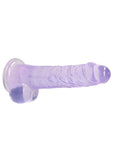 Realrock Crystal Clear Dildo with Balls