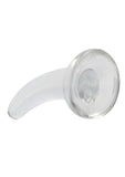 Realrock Crystal Clear Non Realistic Dildo with Suction Cup