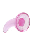 Realrock Crystal Clear Non Realistic Dildo with Suction Cup
