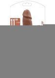 Realrock Straight Realistic Dildo with Balls and Suction Cup - Caramel - 11in