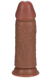 Realrock Ultra Realistic Skin Extra Thick No Balls - Caramel - 8in