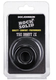 Rock Solid The 2x Donut Cock Ring - Black - XXLarge