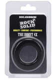 Rock Solid The Donut 4x Cock Ring - Black - 4XLarge