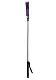 Rouge Fifty Times Hotter Long Riding Crop Slim Tip - Purple - 24in