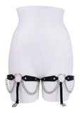 Sex and Mischief Chain Lace Garters