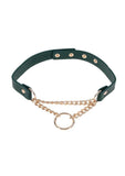 Sex and Mischief Indica Day Collar - Gold/Green
