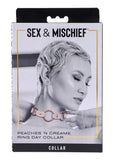 Sex and Mischief Peaches 'N Creame Ring Day Collar - Rose Gold