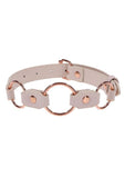 Sex and Mischief Peaches 'N Creame Ring Day Collar - Rose Gold