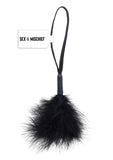 Sex and Mischief Peaches N Creame Wrist Feather Tickler - Black