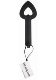 Sex and Mischief Shadow Heart Paddle - Black - 11.5in