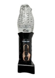 The Male Rose Rechargeable Rotating Masturbator - Black/Clear