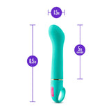 Aria Flirty AF Silicone G-Spot Vibrator Teal