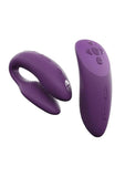 We-Vibe Chorus Rechargeable Couples Vibrator with Squeeze Remote Control - Purple