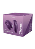 We-Vibe Chorus Rechargeable Couples Vibrator with Squeeze Remote Control - Purple