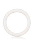 White Rubber Cock Ring - White - Medium