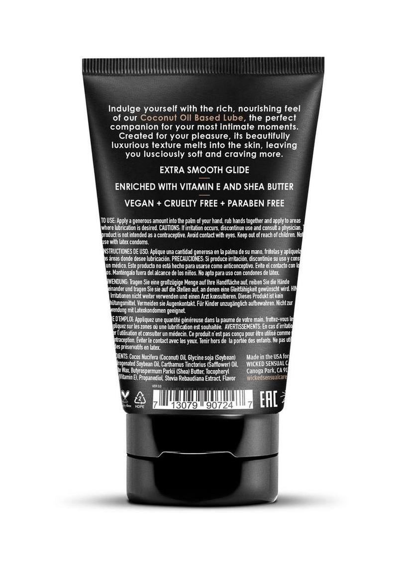 Wicked Sensual Coconut Oil Lubricant - 4oz