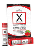 X On The Lips Buzzing Lip Balm with Pheromones Strawberry Flavor - .75oz