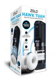 ZOLO Hawk Tuah Ultimate BJ Thrusting Rechargeable Masturbator - Black/Clear