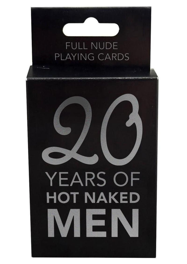 20 Years Of Hot Naked Men Playing Cards