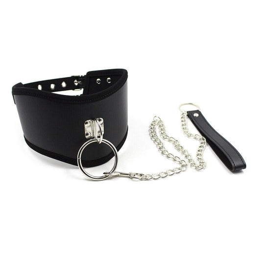 BDSM Bondage SM Kit Women Neck Collar Restraint Set Love Black Slave