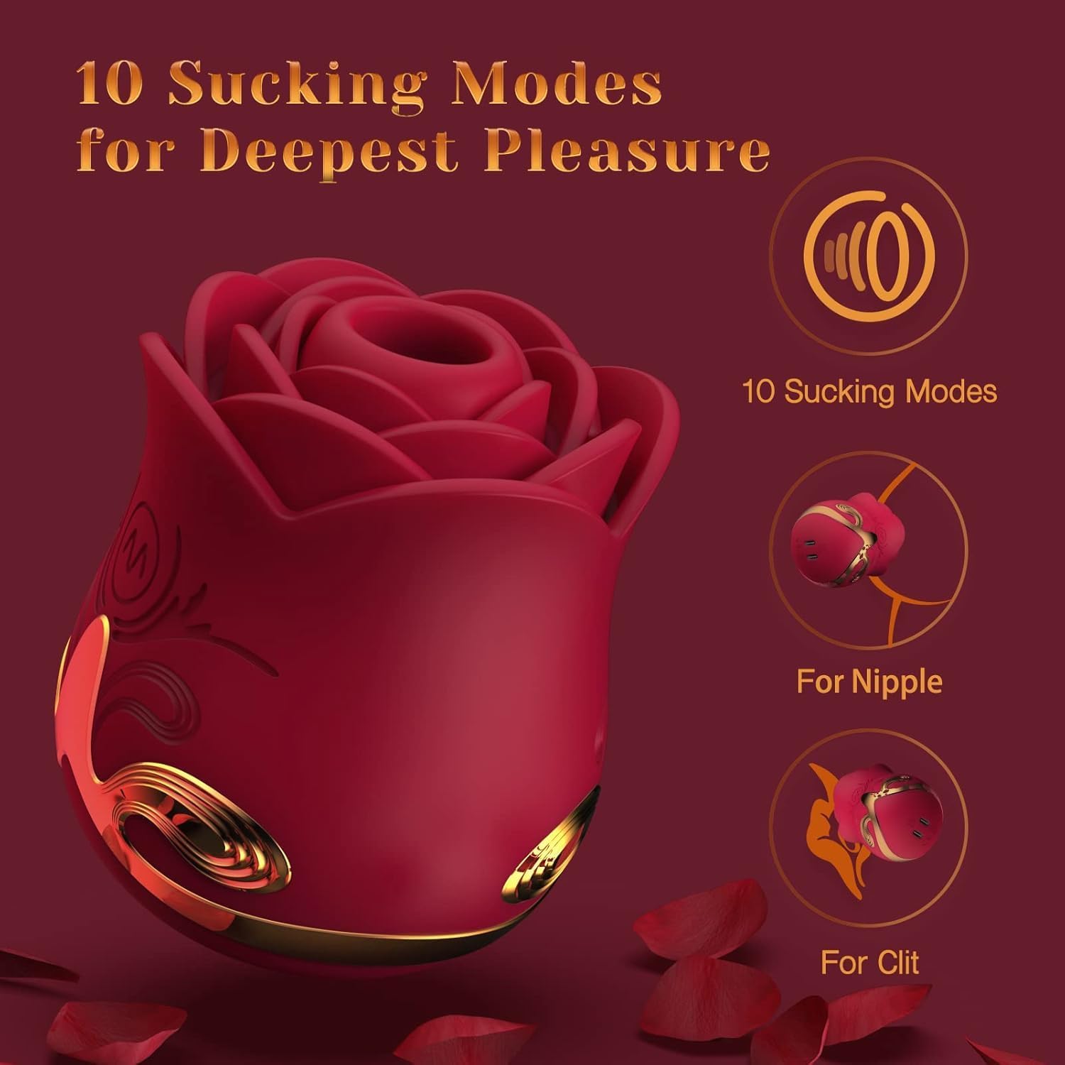 The Rose - Clitoral Suction & Air Pulse