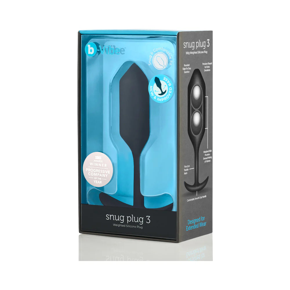 b-Vibe Snug Plug Weighted Silicone Anal Plug