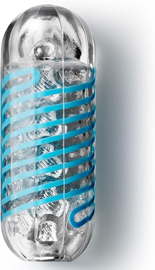 TENGA Spinner Cup Men Masturbator, Reusable Spiral Motion, SPN-00 Tetra