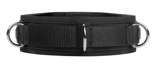 Neoprene Bondage Collar with D-Rings