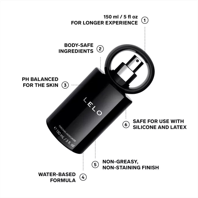 LELO Water-Based Personal Moisturizer 150 ml / 5 oz.