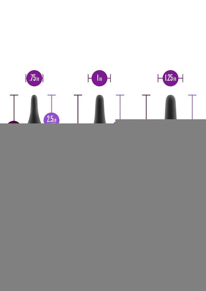 Anal Adventures Platinum Silicone Beginner Plug Kit