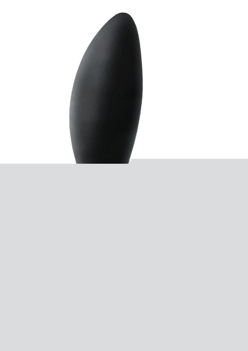 Anal-Ese Collection Rechargeable Vibrating Silicone Alpha Plug #1 - Black